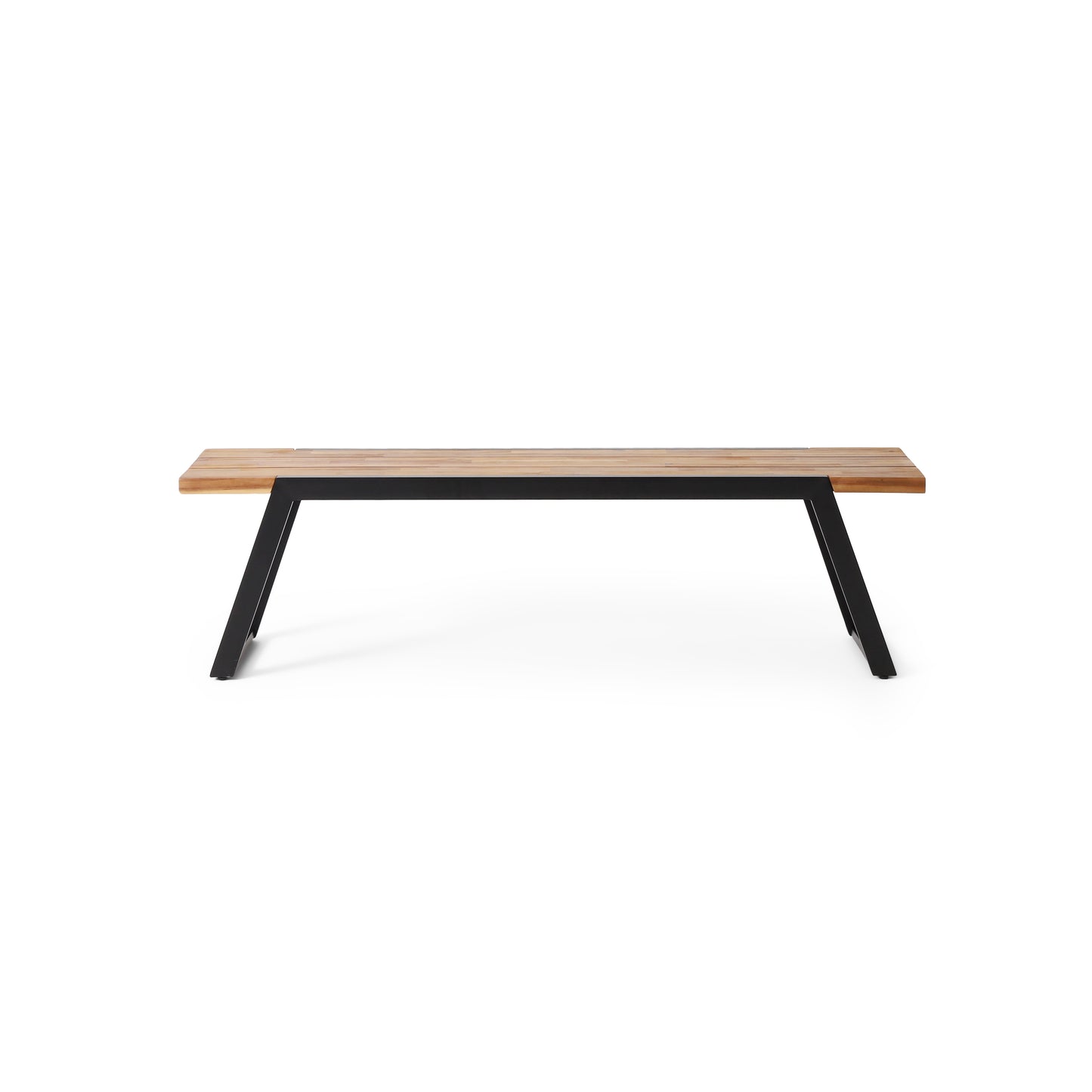Centerville Modern Wood Metal Bench