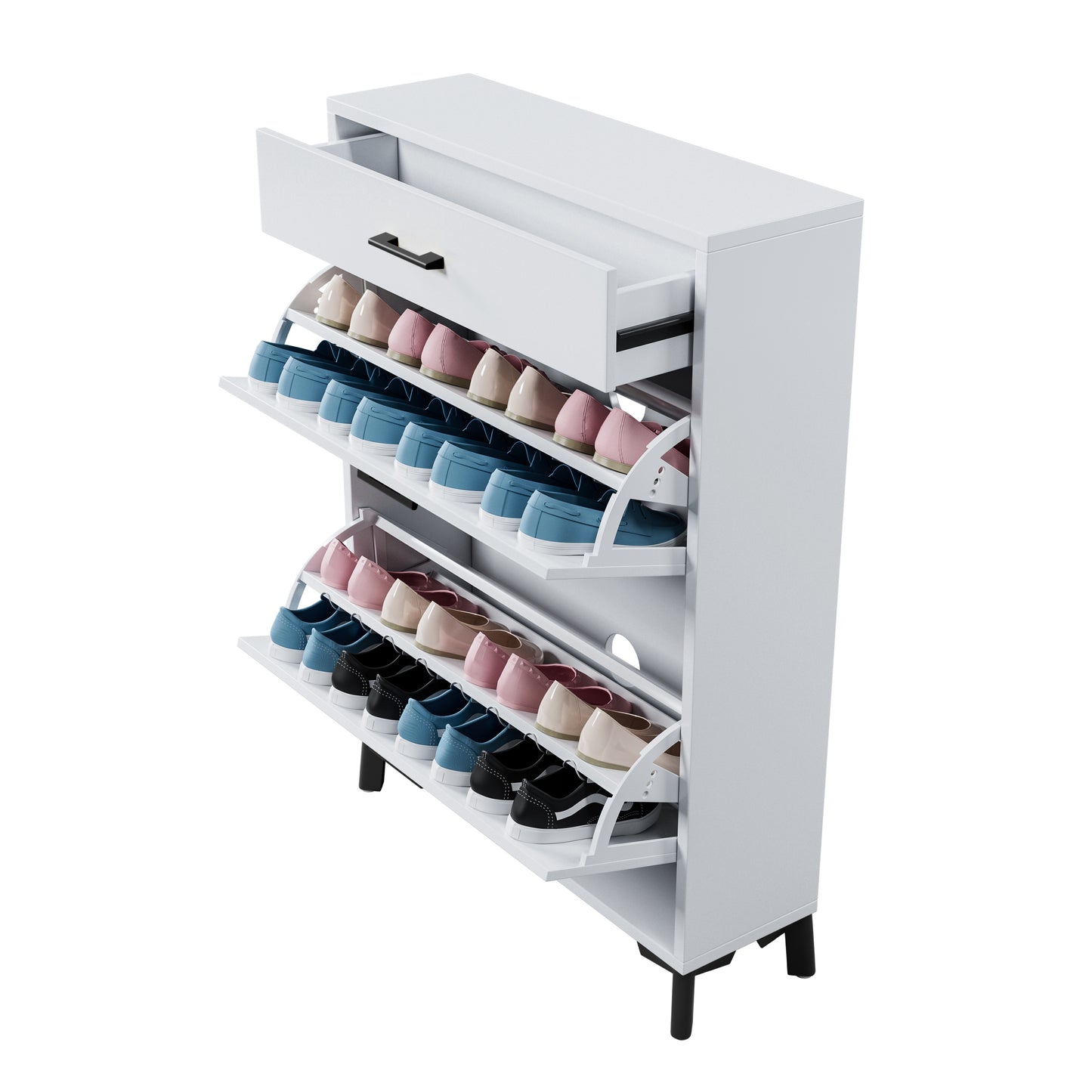 Somerset Modern Hidden Shoe Cabinet
