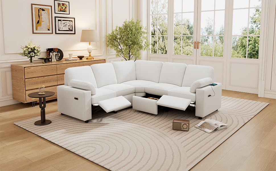 Niles Modern Power Recliner Sectional