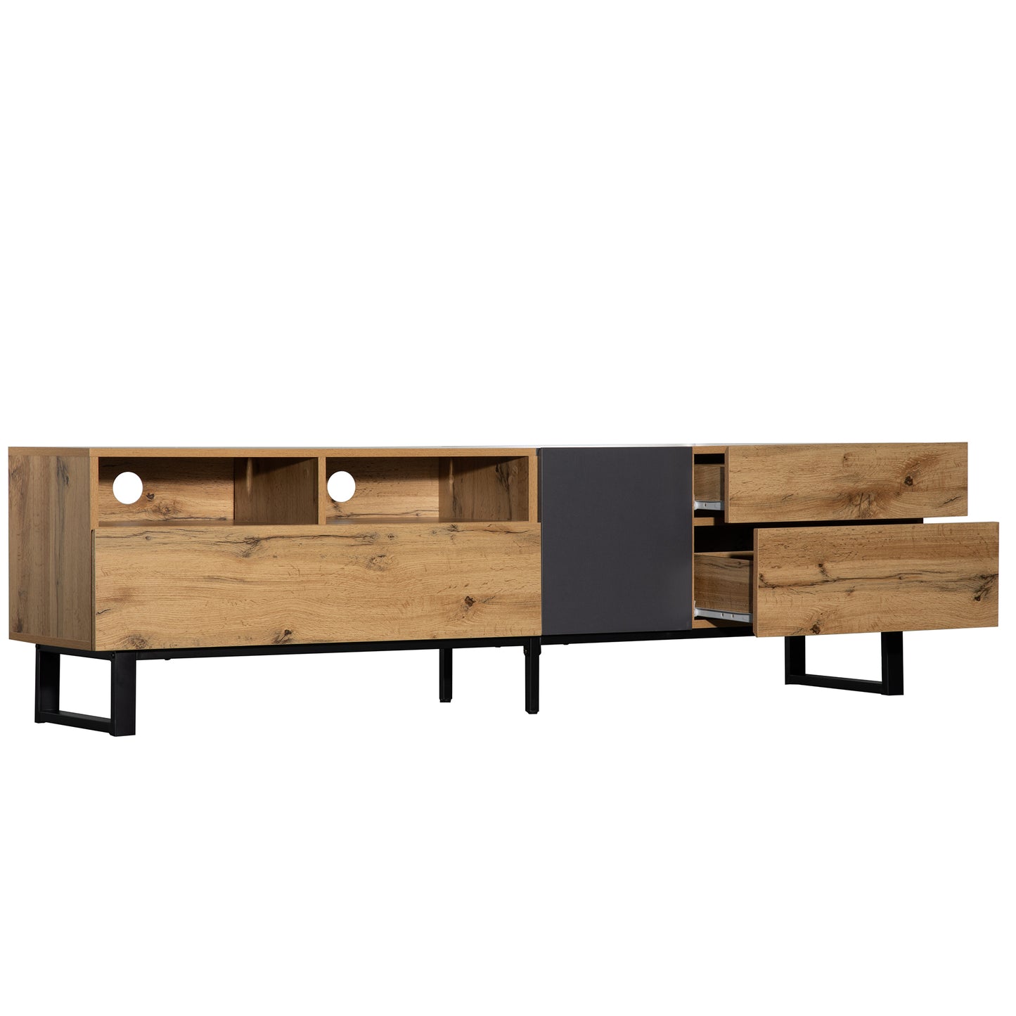 Healdsburg Modern TV Console Entertainment
