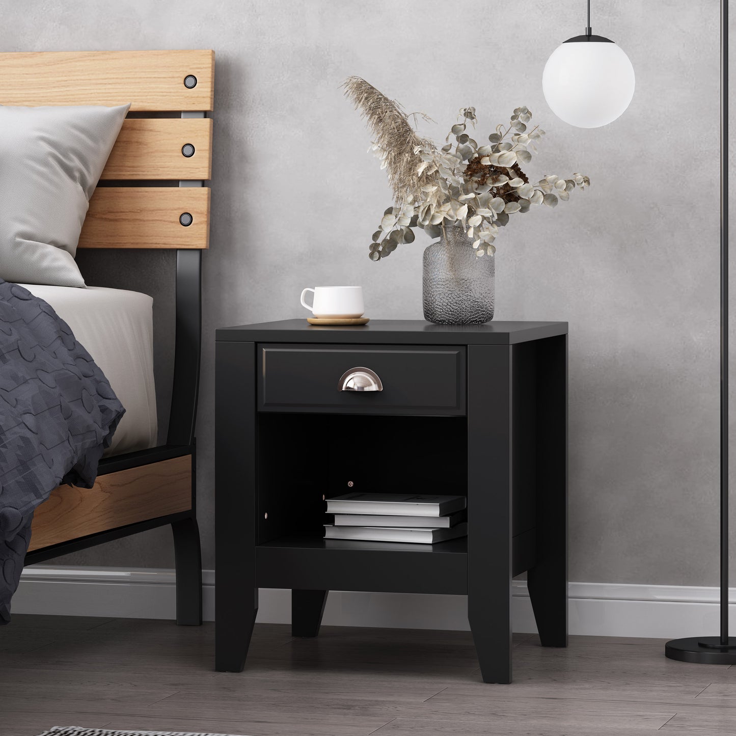 Silverleaf Contemporary Bed Room Side Table