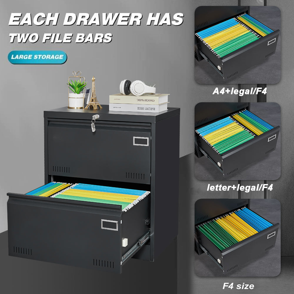 Niles Modern Locking Metal File Cabinet