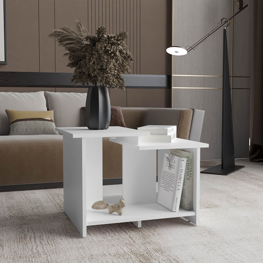 Fremont Modern Weman Open Shelf Table