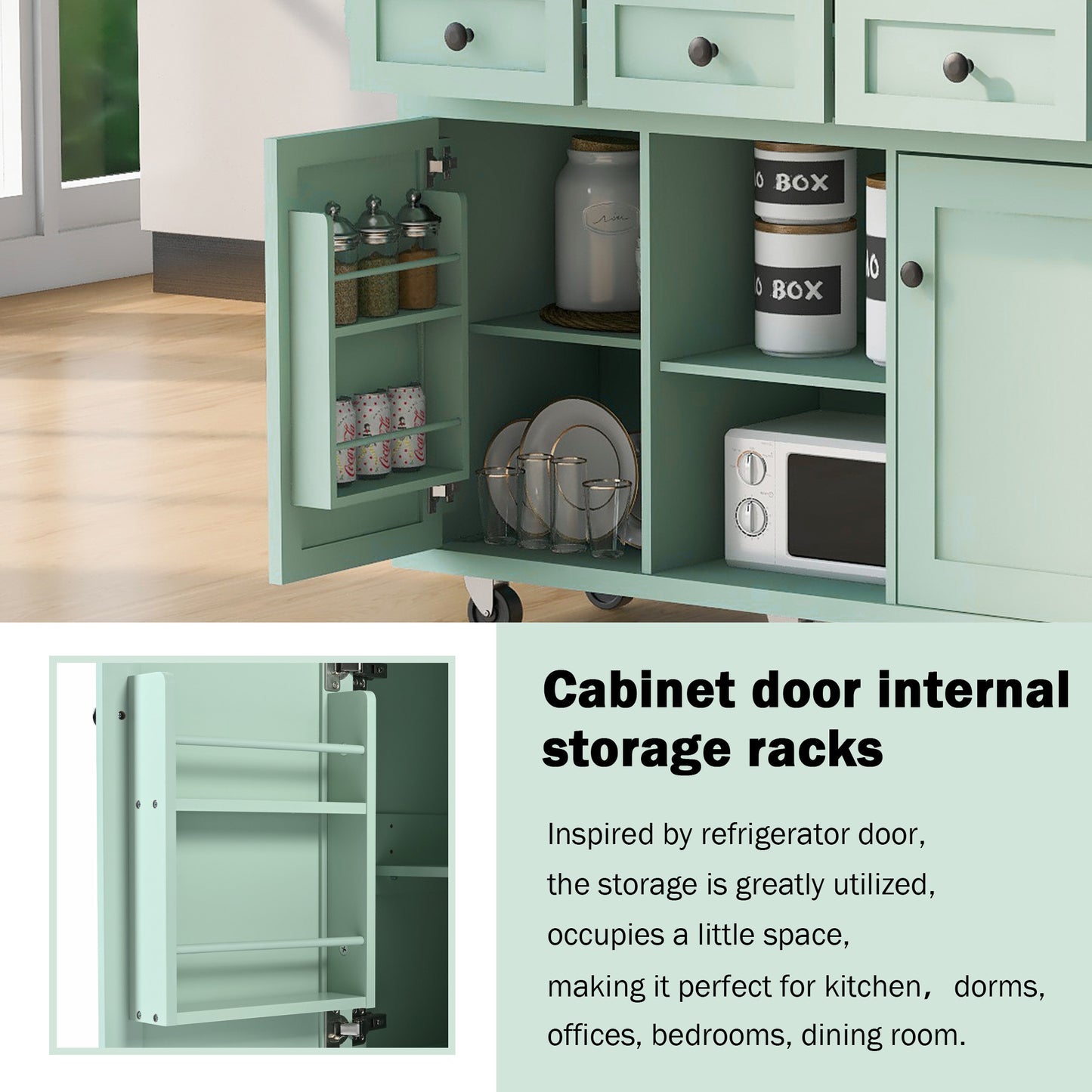 Justo Craftsman Elegant Desing Kitchen Island