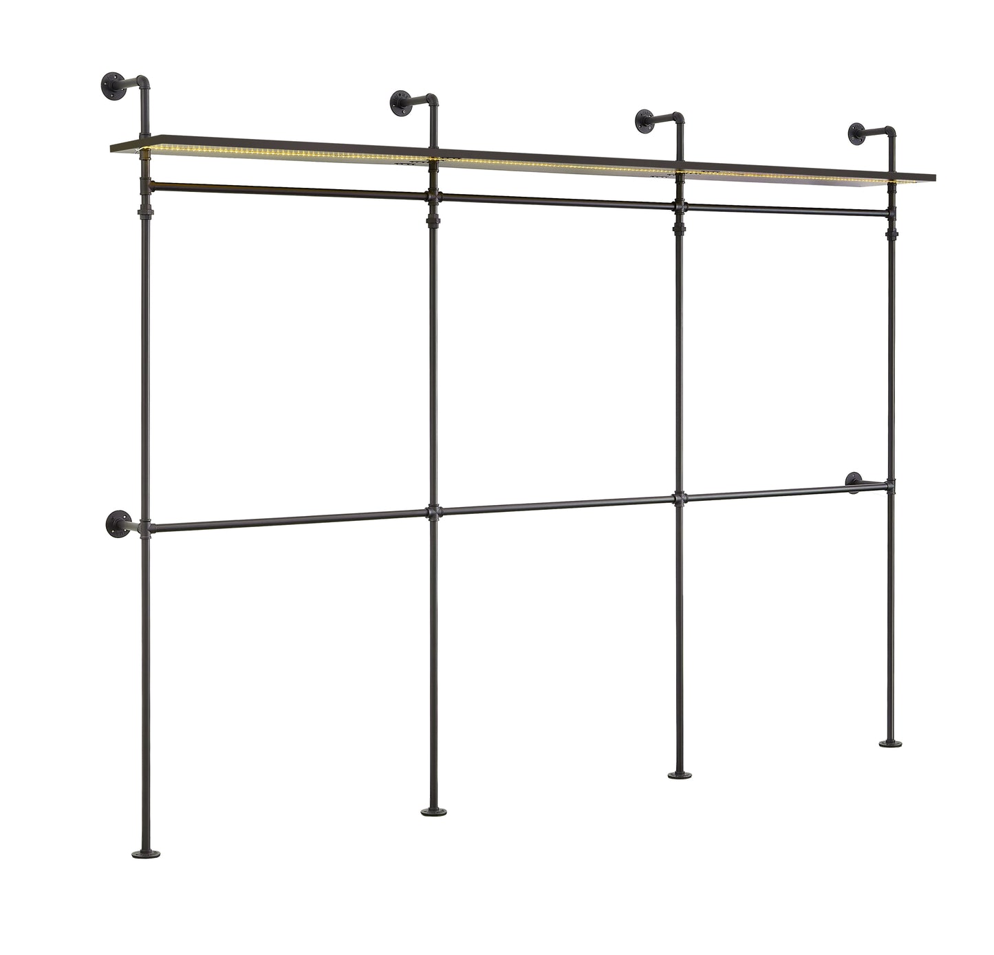 Lula Industrial Garment Rack
