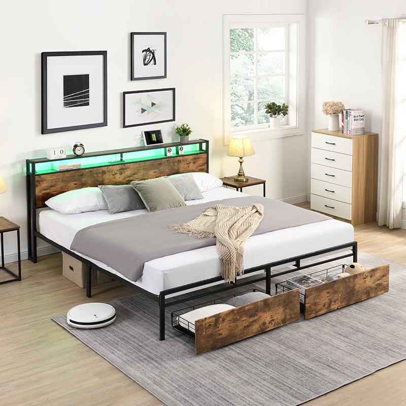 Lula Modern Storage King Bed