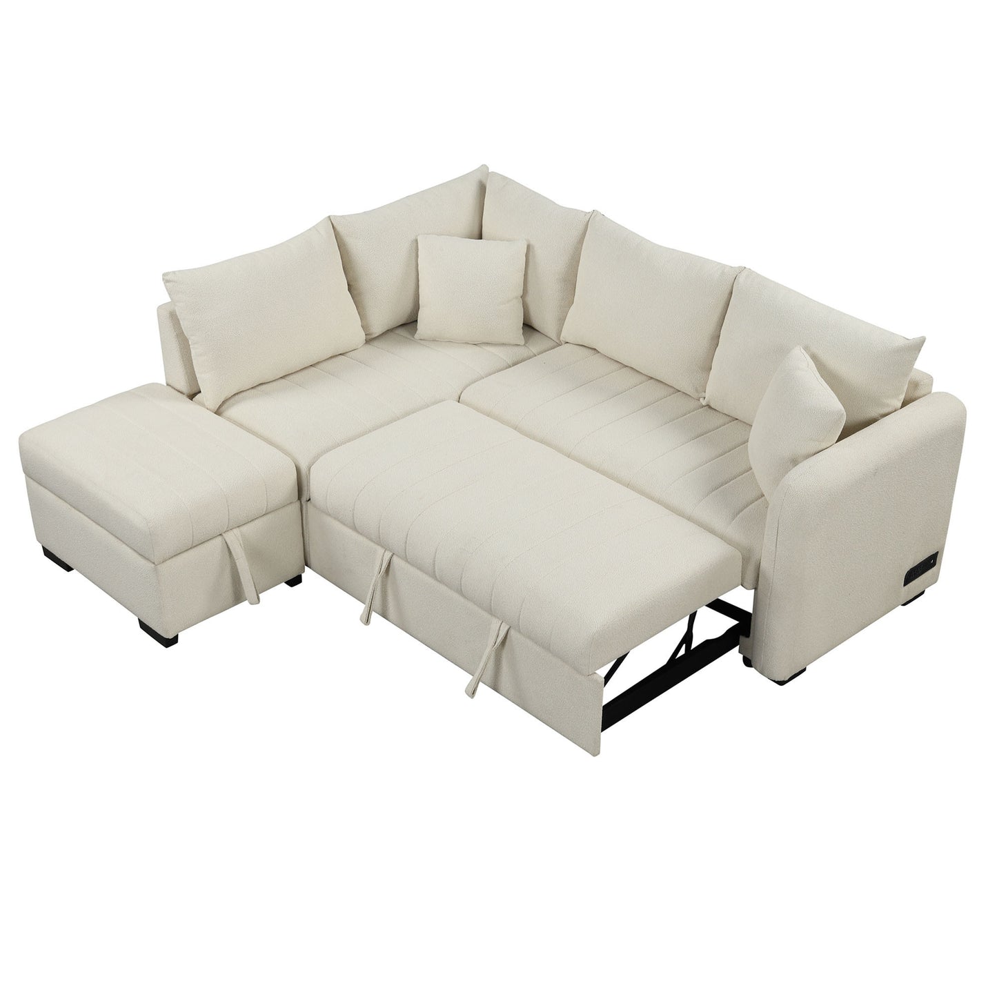 Justo Contemporary Upholstered Sofa Bed