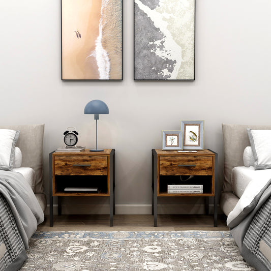 Westport Modern Style Nightstands Set