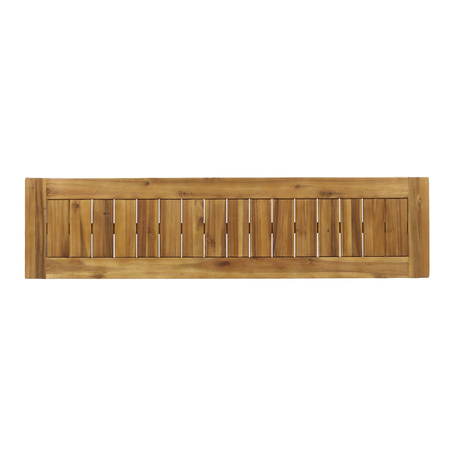 Irvington Craftsman Natural Wood Bench
