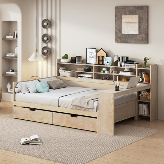 Fremont Craftsman Wooden Storage Daybed