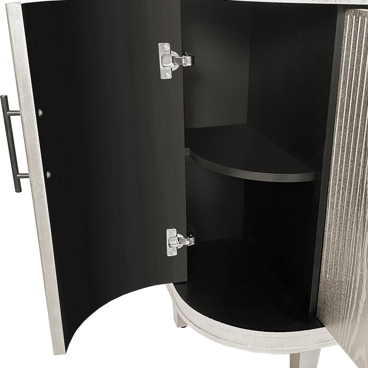 Luz Modern Curved Sideboard