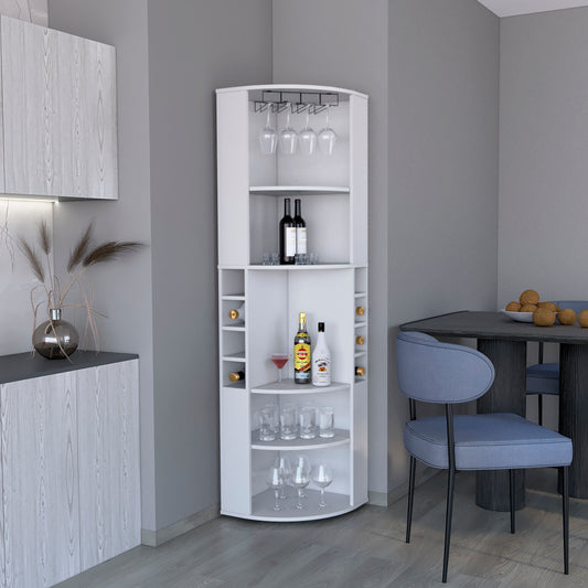 Cleo Contemporary Corner Bar Cabinet