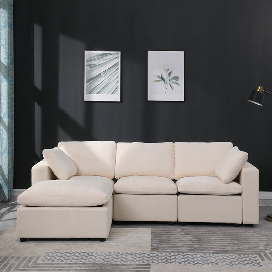 Warmsprings Contemporary Modular Sectional Sofa
