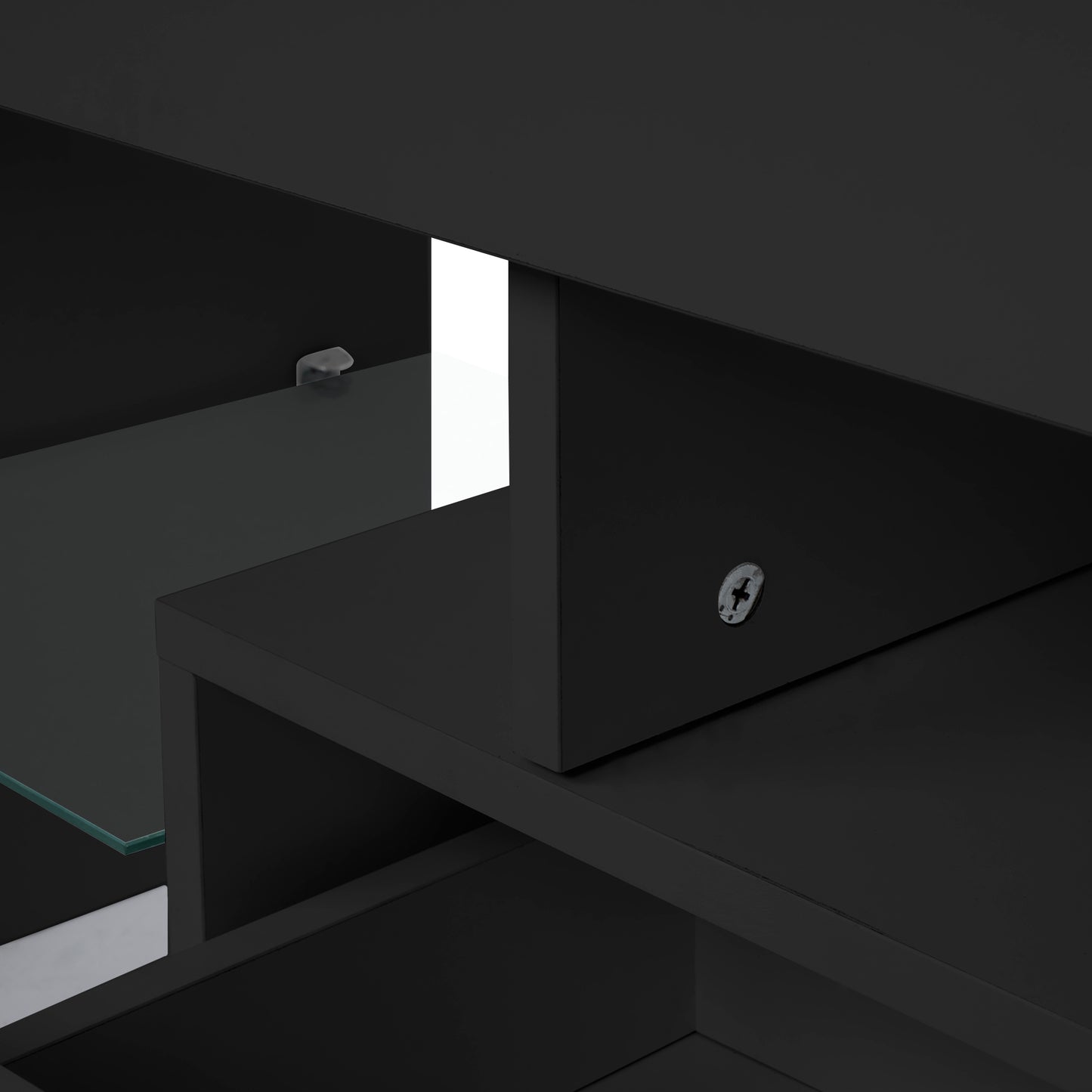 Healdsburg Modern Stand with Storage Entertainment Table