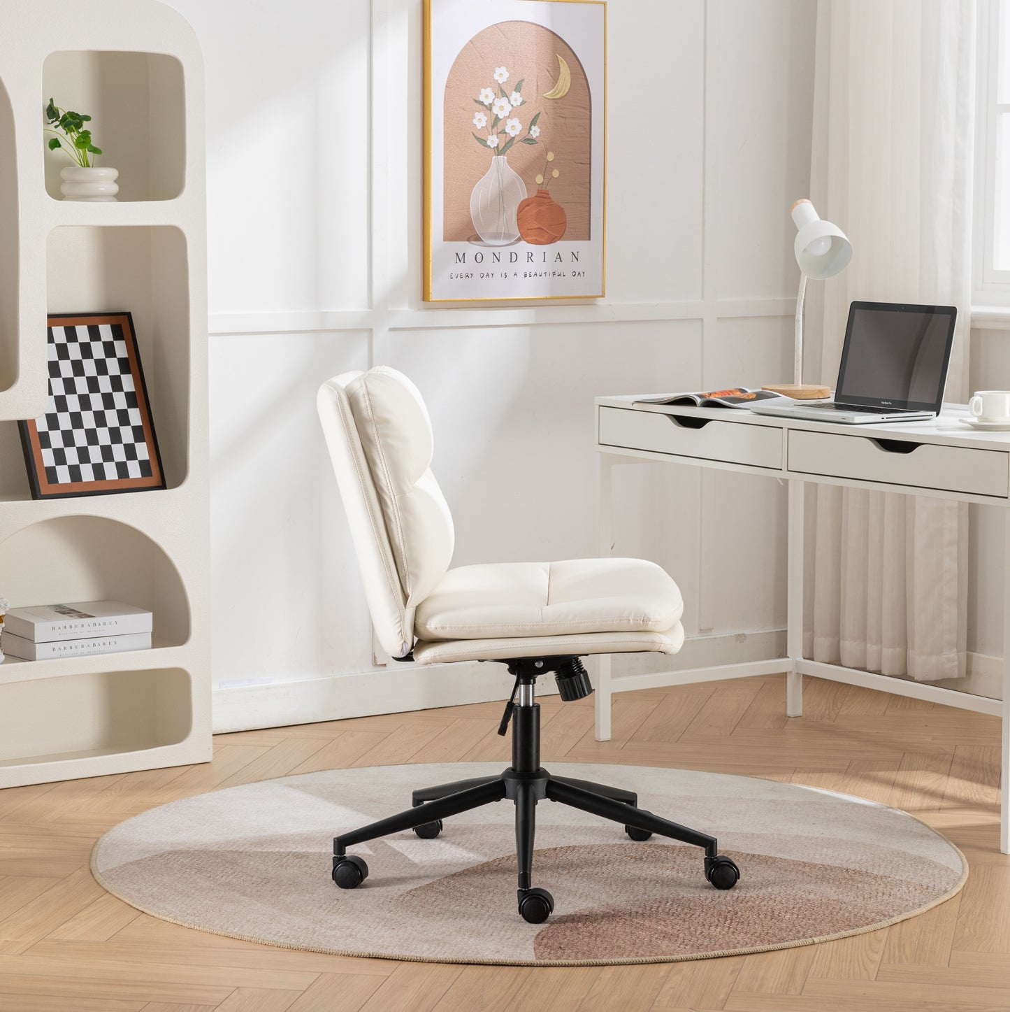 Centerville Contemporary Velvet Swivel Chair