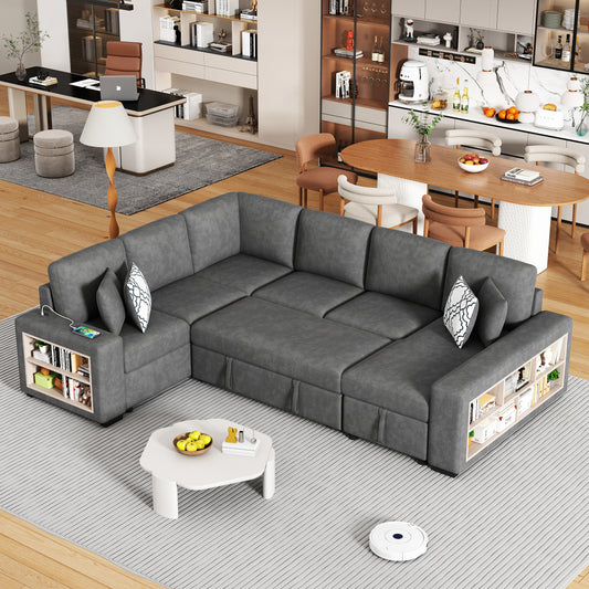 Lazzareschi Contemporary Pull-out Storage Sofa