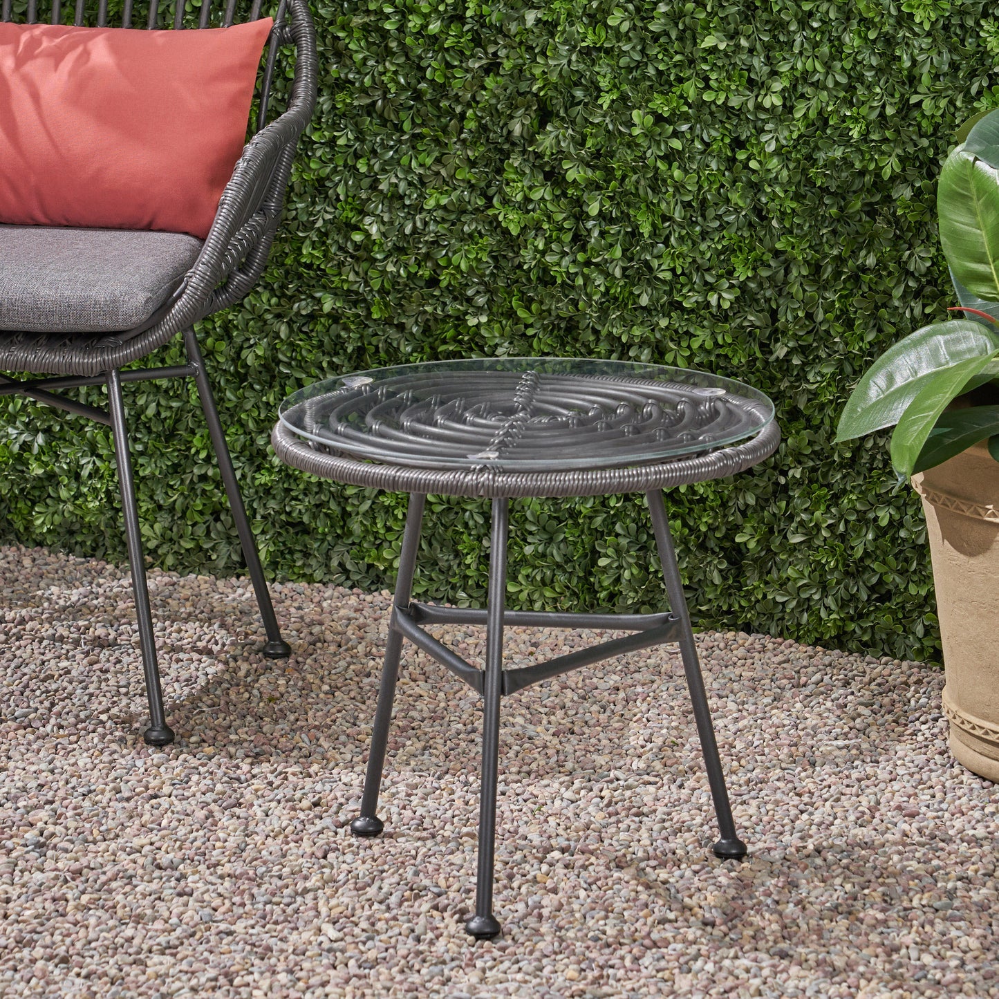 Elmcrest Industrial Classic Side Table