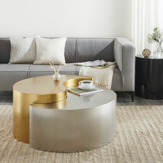 Somerset Contemporary Iron Coffee Table