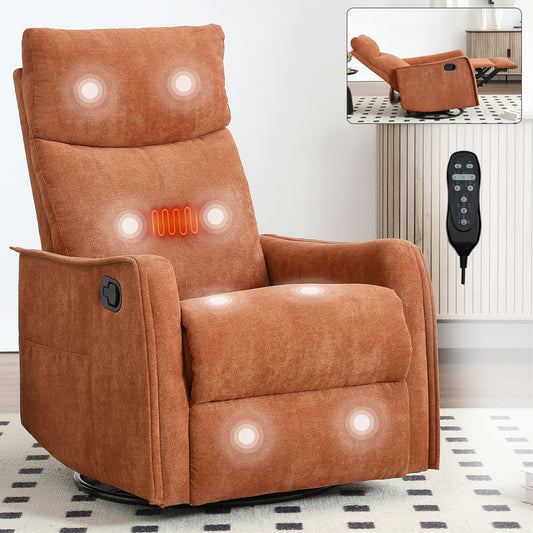 Sonoma Modern Heat Massage Rocker Swivel Recliner Chair