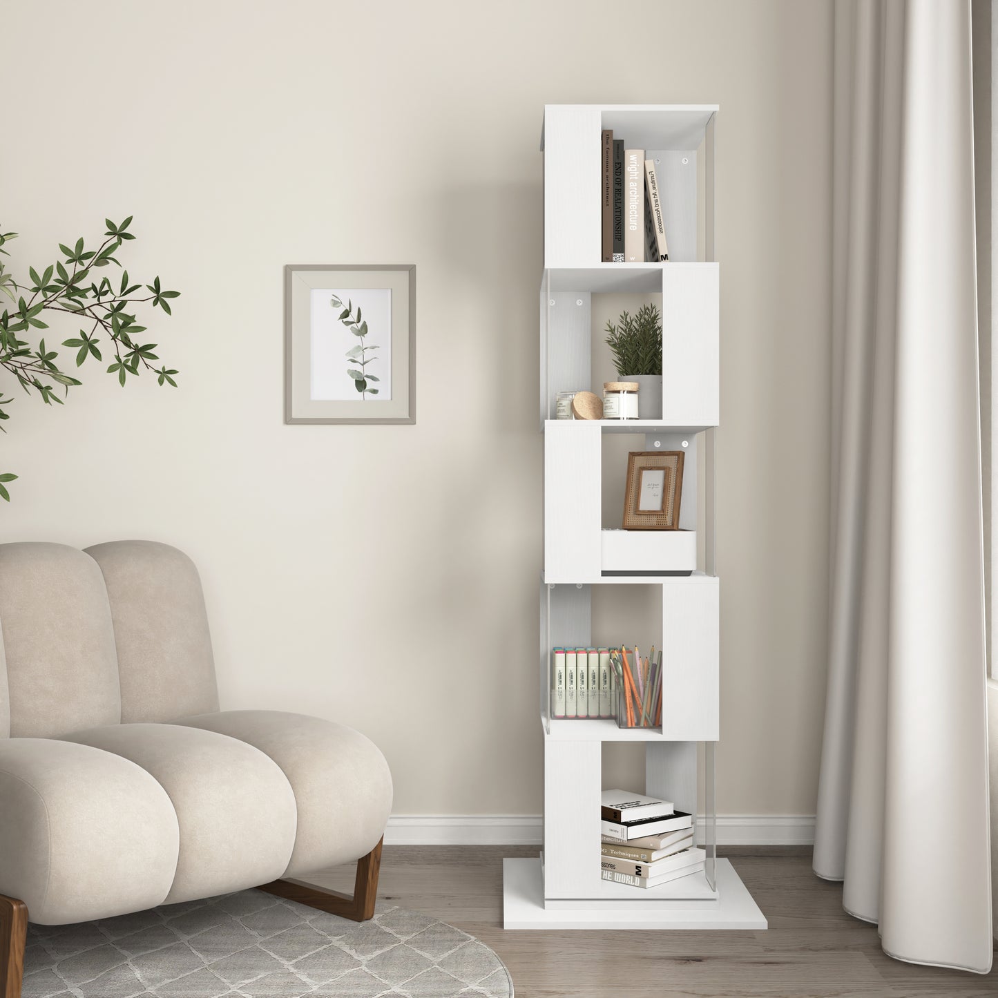 Oakridge Modern Rotating Acrylic Display Rack