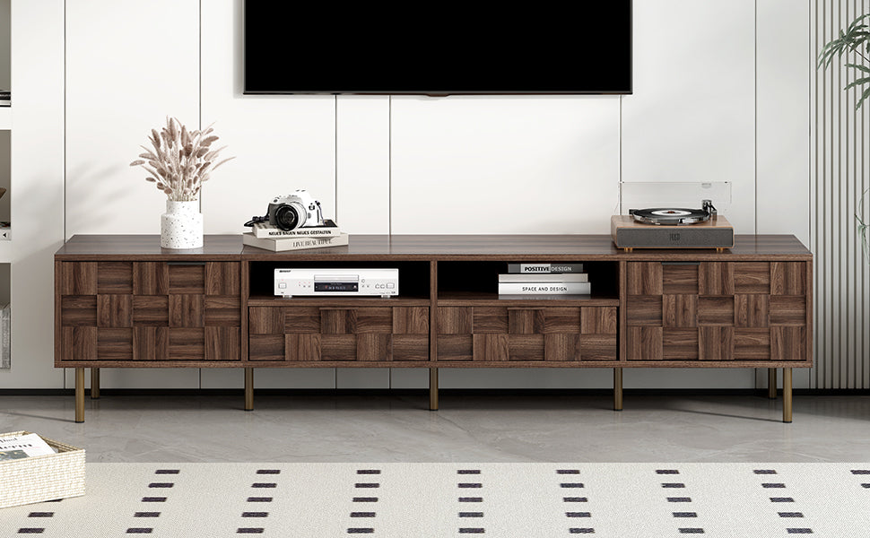 Justo Mid-Century Media Console Entertainment Center