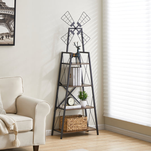 Oakridge Industrial 4-Tier Narrow Industrial Bookcase
