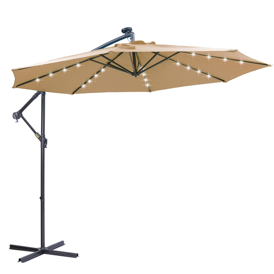 Lula Contemporary Solar Patio Umbrella