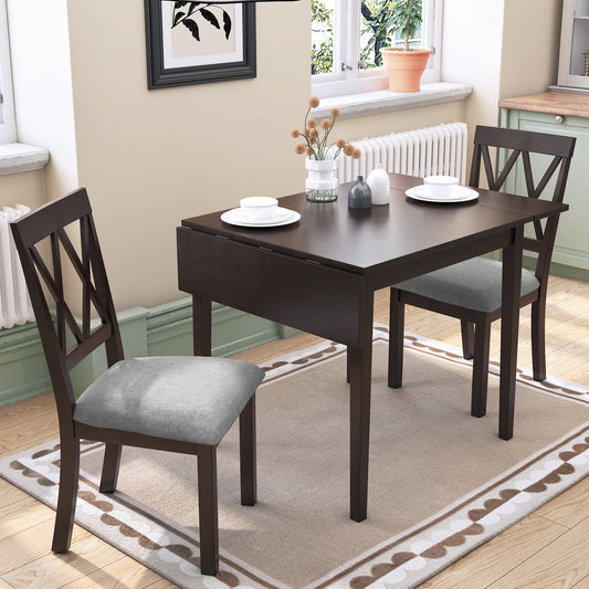 Ghivi Traditional Piece Drop Leaf Dining Set