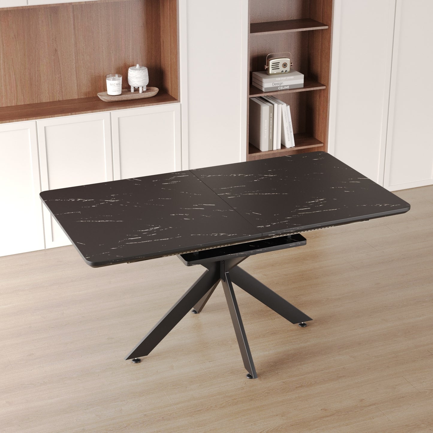 Lazzareschi Modern Extendable Dining Table