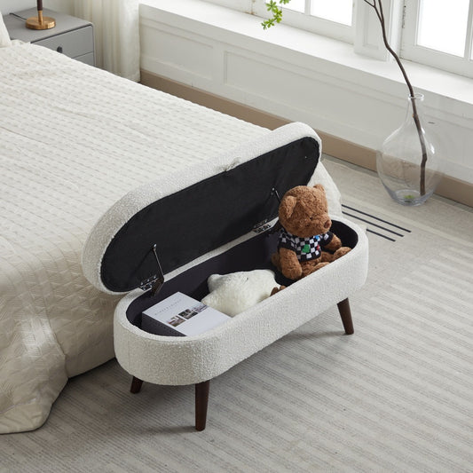 Napa Modern Basics Upholstered Storage Ottoman