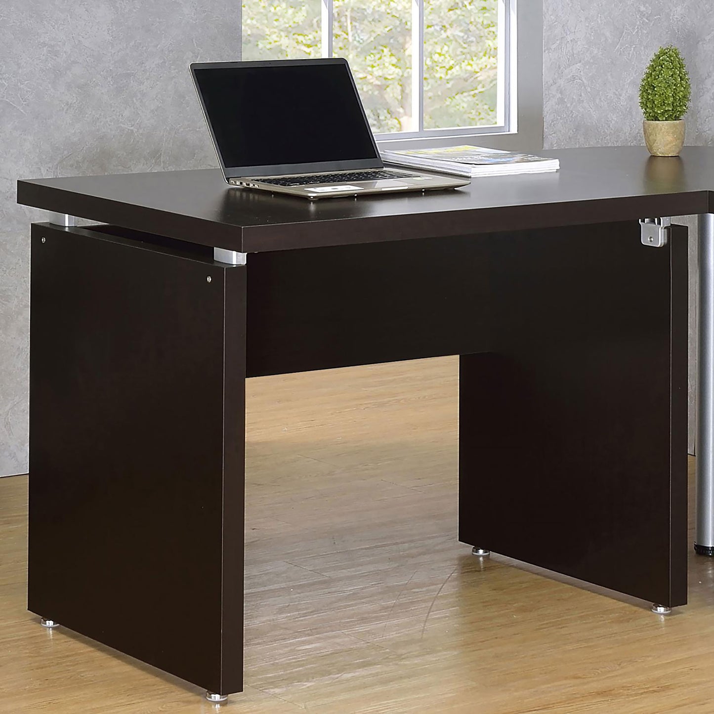 Eda Modern Cappuccino Extension Desk