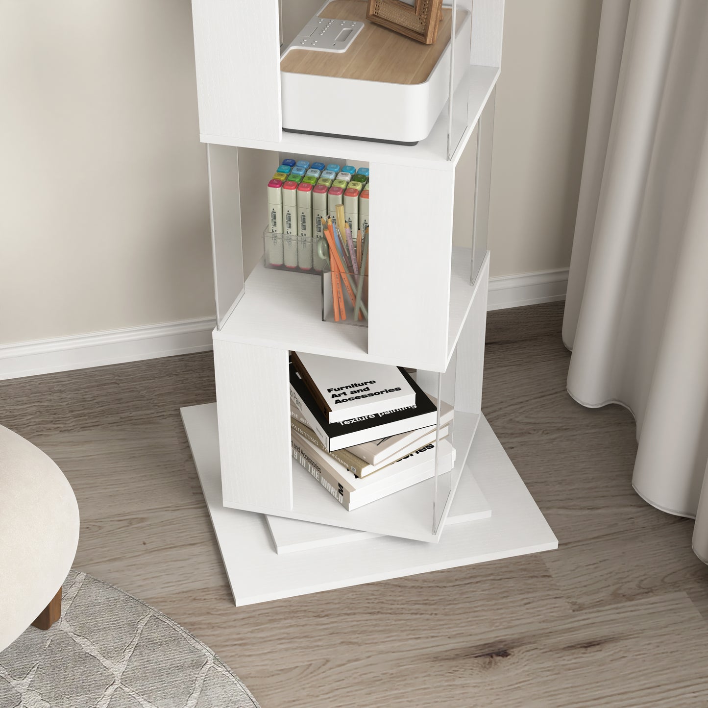 Oakridge Modern Rotating Acrylic Display Rack