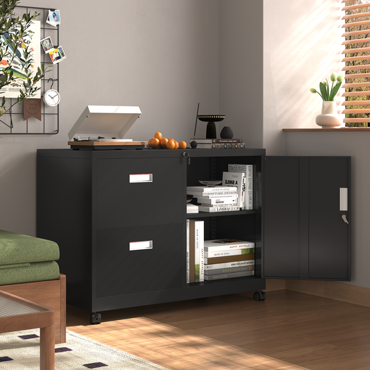 Silverleaf Modern Metal Filing Cabinet Lock
