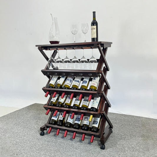 Centerville Craftsman 26 Bottles Freestanding Wine Rack