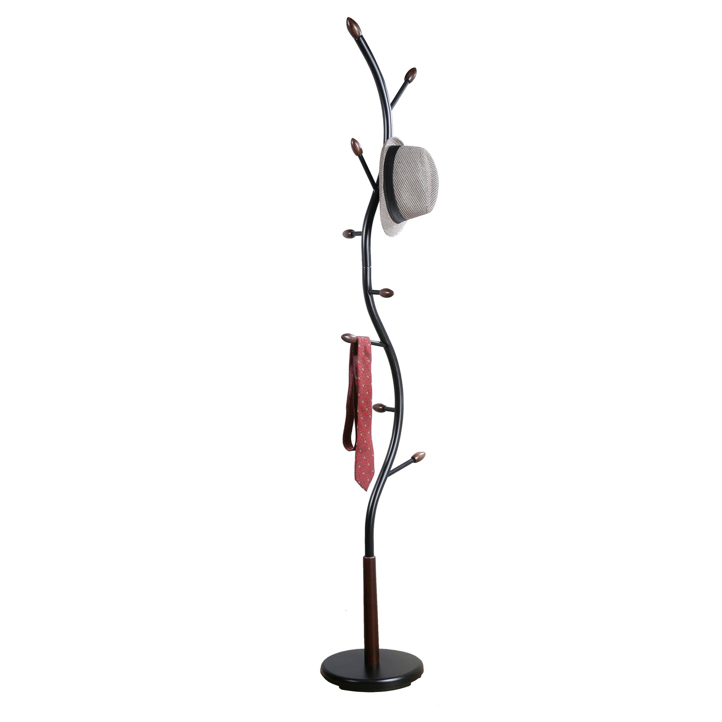 Fremont Contemporary Metal Standing Coat Rack