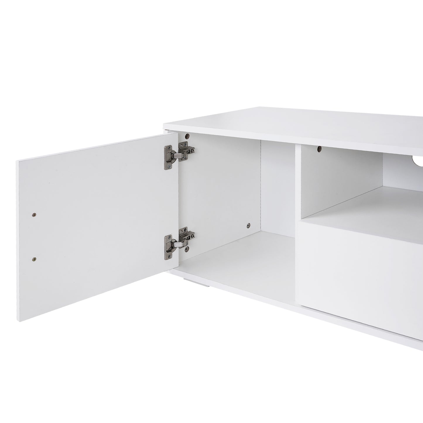 Justo Modern Stand with LED Lights Entertainment Table