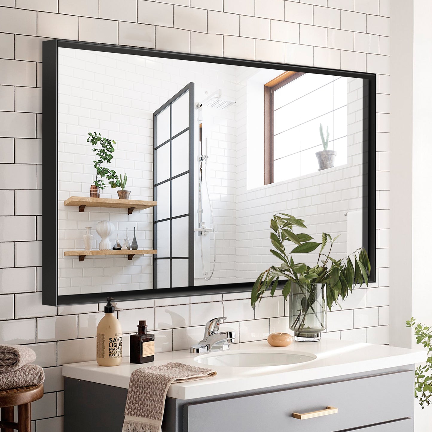 Niles Modern Rectangular Wall Mirror