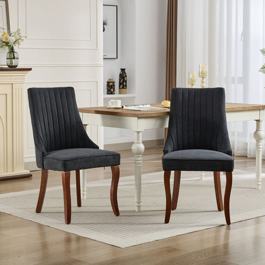 Jiron Modern Linen Dining Chair