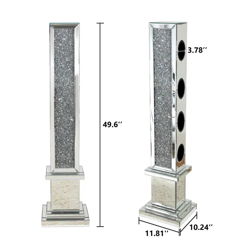 Bartholomew Modern Crushed Diamond Wine Holder