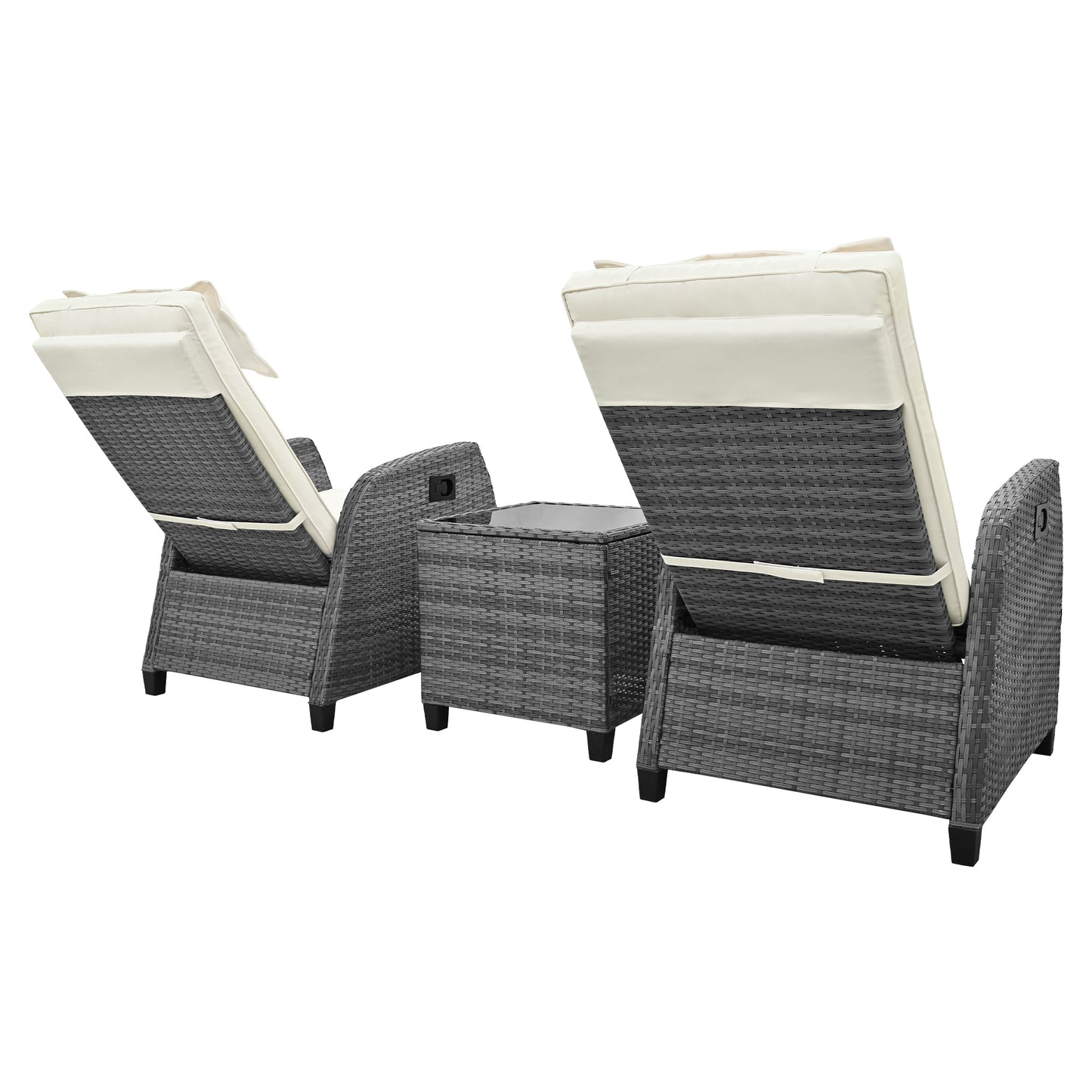 Mission Contemporary Outdoor Auto Lounge Pools Set