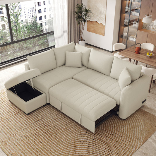 Justo Contemporary Upholstered Sofa Bed