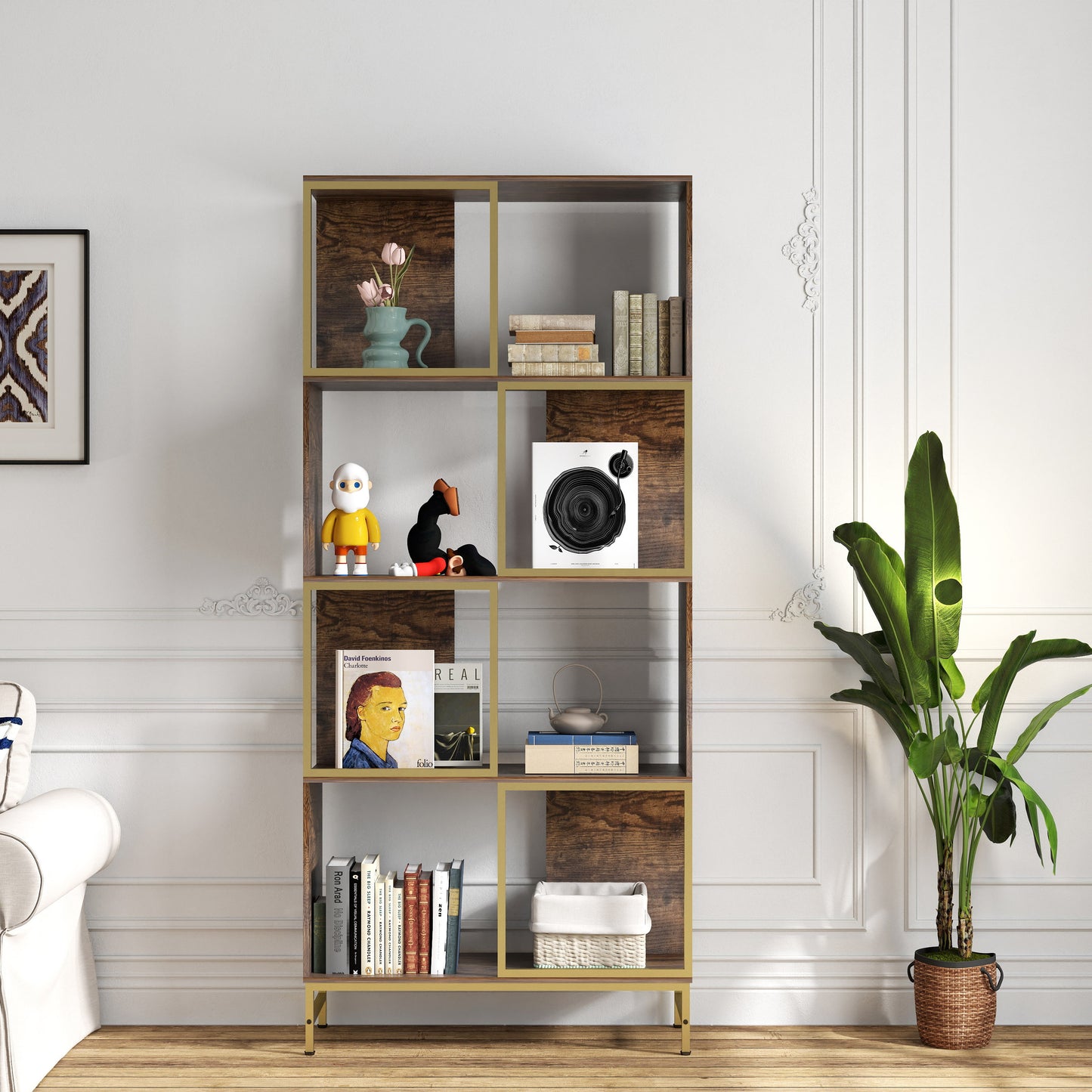 Justo Mid-Century Display Shelf