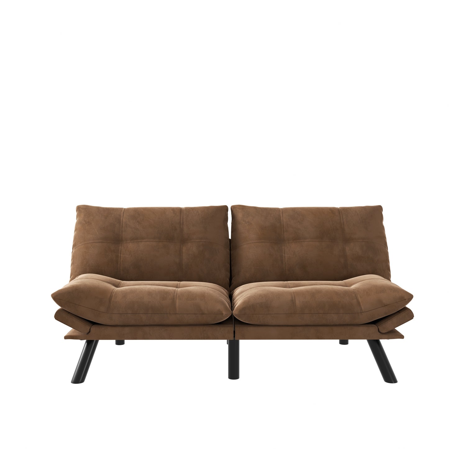 Kingsly Modern Leather Convertible Sofa Bed