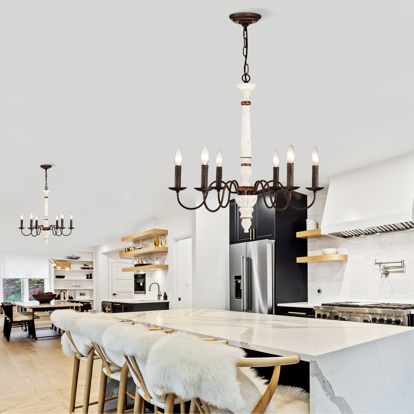 Lula Mid-Century Retro Chandelier Fixture