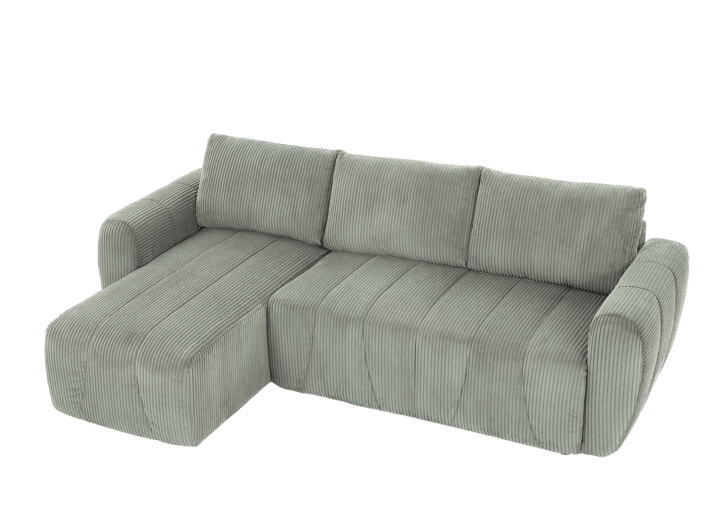 Marcel Mid-Century Convertible L-Shaped Sofa