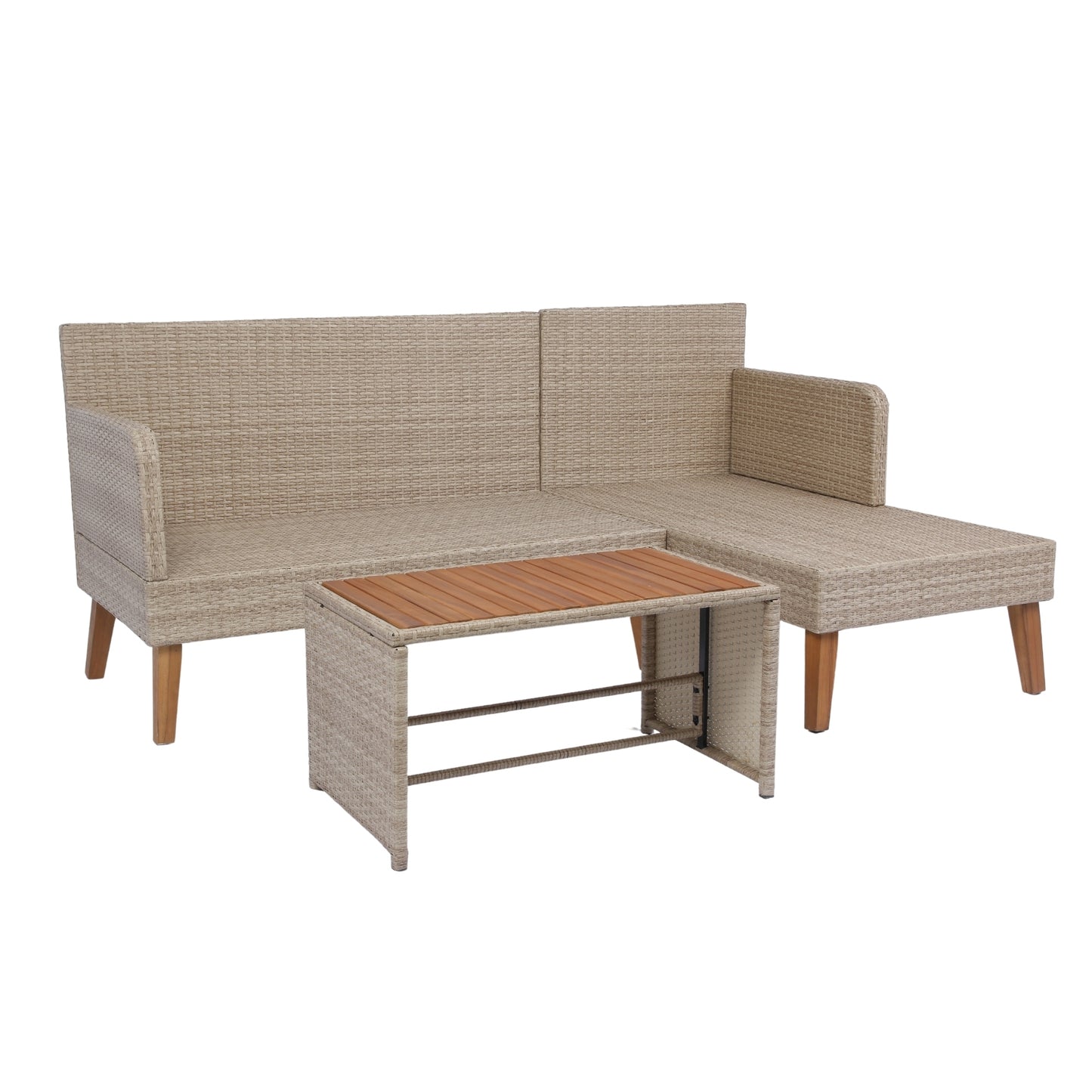 Bartholomew Modern Rattan Outdoor Sofa