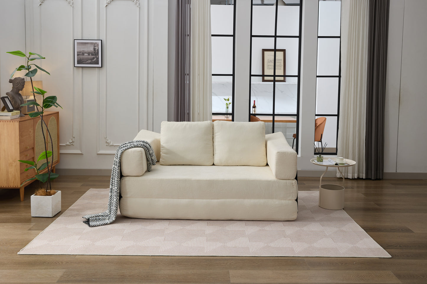 Healdsburg Contemporary Fold-Out Couch Sofa