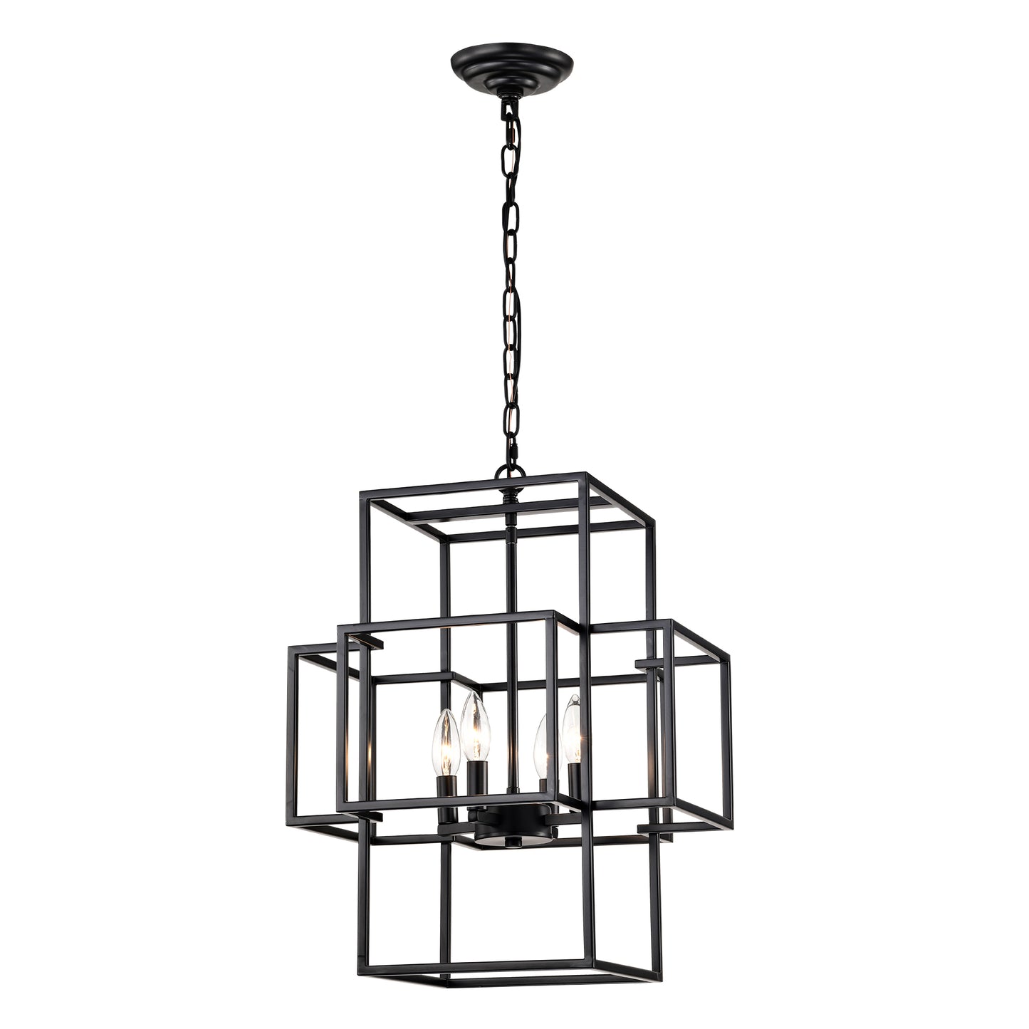 Marites Industrial Farmhouse Lantern Pendant