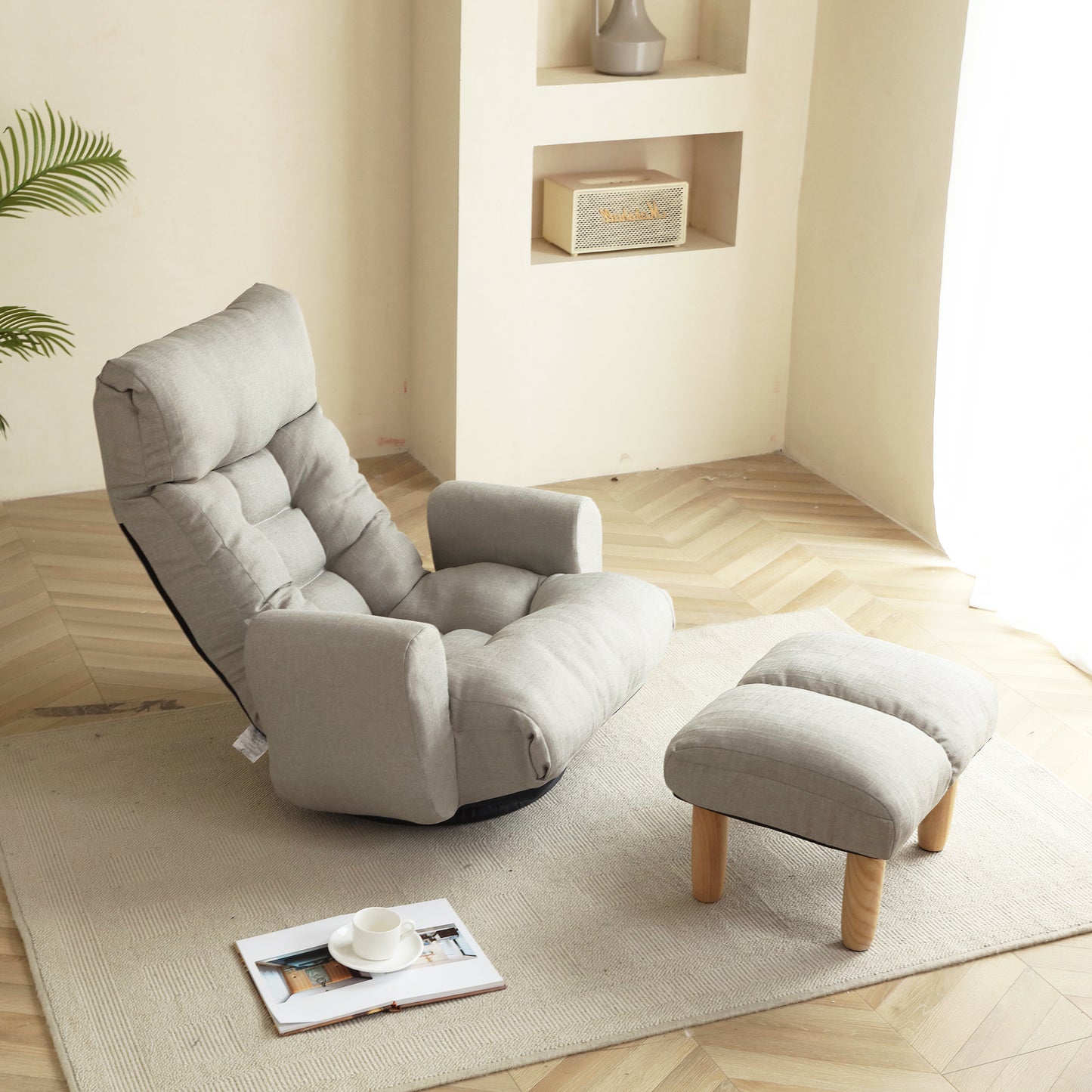 Marites Modern Rotatable Leisure Chair