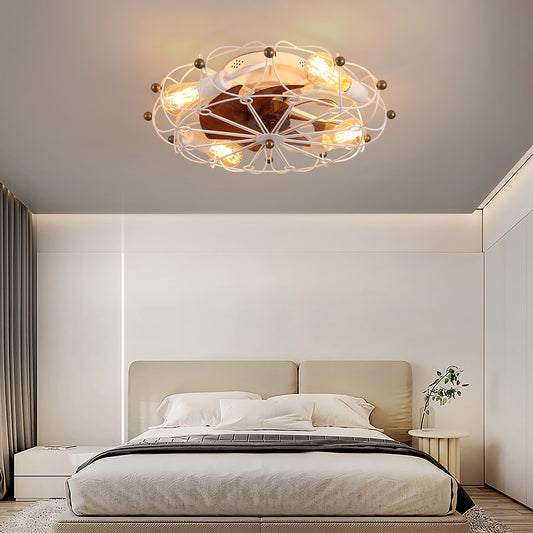 Amity Modern Caged Ceiling Fan